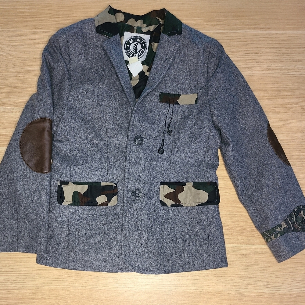 Mini Shiatsu boys Medium Wool Blazer